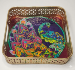 pichwai owal tray