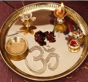 POOJA THALI BRASS